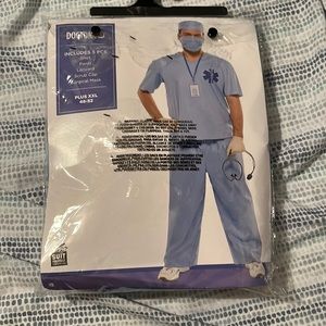 Plus size mens doctor costume